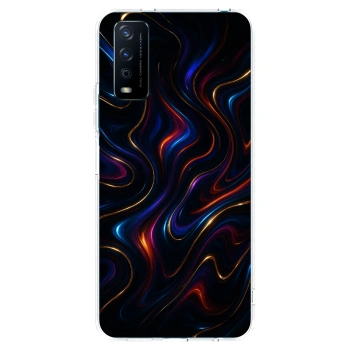 Picasee silikonska prozirna maskica za Vivo Y11s - Noir