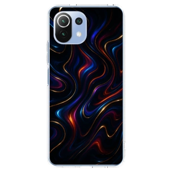 Picasee silikonska prozirna maskica za Xiaomi 11 Lite 5G NE - Noir