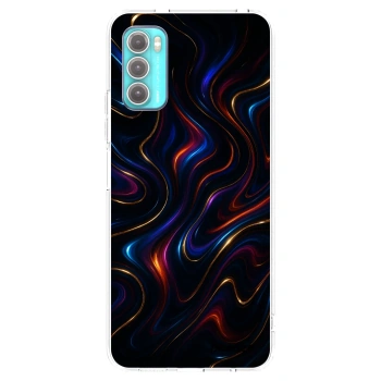 Picasee silikonska prozirna maskica za Motorola Moto G60 - Noir
