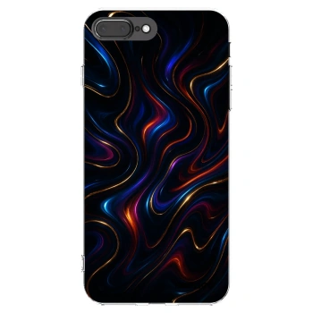 Picasee silikonska prozirna maskica za Apple iPhone 7 Plus - Noir