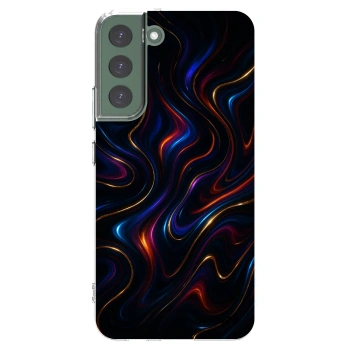 Picasee silikonska prozirna maskica za Samsung Galaxy S22+ 5G - Noir