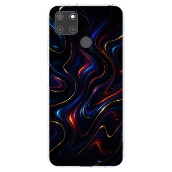 Picasee silikonska prozirna maskica za Realme C21Y - Noir