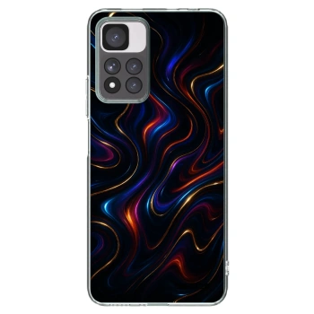 Picasee silikonska prozirna maskica za Xiaomi Redmi Note 11 Pro+ 5G - Noir
