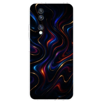 Picasee silikonska prozirna maskica za Honor 70 - Noir
