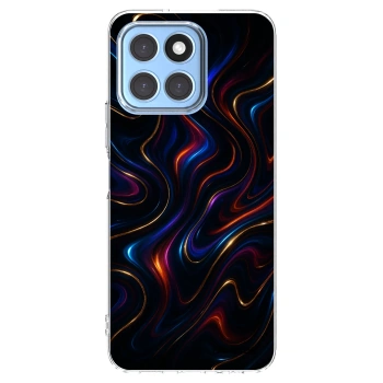 Picasee silikonska prozirna maskica za Honor X6 - Noir