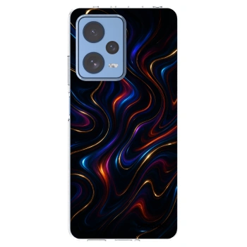 Picasee silikonska prozirna maskica za Xiaomi Redmi Note 12 Pro 5G - Noir