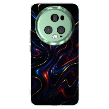 Picasee silikonska prozirna maskica za Honor Magic5 Pro - Noir