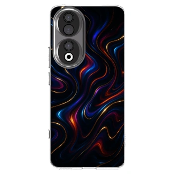 Picasee silikonska prozirna maskica za Honor 90 5G - Noir
