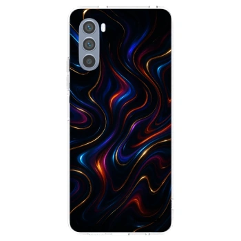 Picasee silikonska prozirna maskica za Motorola Moto G62 - Noir