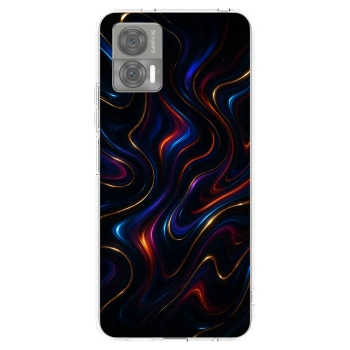 Picasee silikonska prozirna maskica za Motorola Edge 30 Neo - Noir