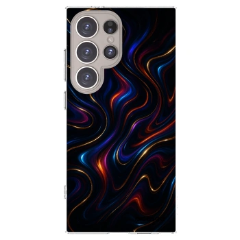 Picasee silikonska prozirna maskica za Samsung Galaxy S24 Ultra S928B 5G - Noir