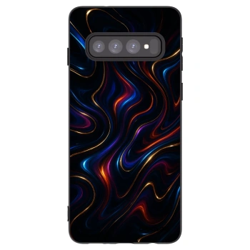 Picasee crna silikonska maskica za Samsung Galaxy S10 G973 - Noir