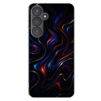 Picasee silikonska prozirna maskica za Samsung Galaxy S24 FE S721B - Noir