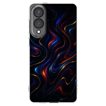 Picasee silikonska prozirna maskica za Samsung Galaxy S25 Edge 5G - Noir