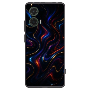 Picasee crna silikonska maskica za Motorola Moto G35 5G - Noir