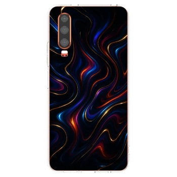 Picasee silikonska prozirna maskica za Huawei P30 - Noir