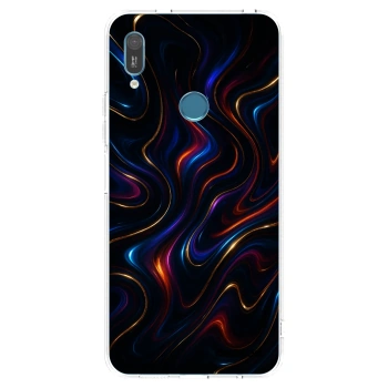 Picasee silikonska prozirna maskica za Huawei Y6 2019 - Noir