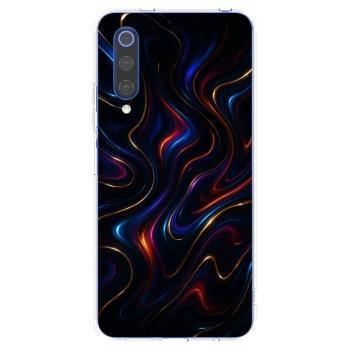 Picasee silikonska prozirna maskica za Xiaomi Mi 9 SE - Noir