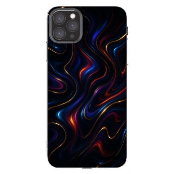 Picasee silikonska prozirna maskica za Apple iPhone 11 Pro Max - Noir