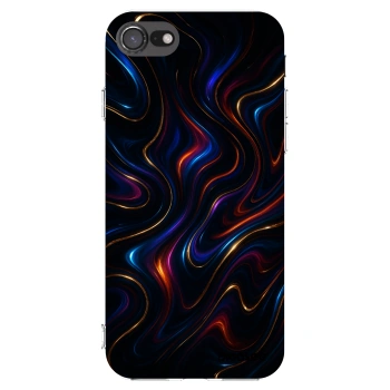 Picasee silikonska prozirna maskica za Apple iPhone 8 - Noir