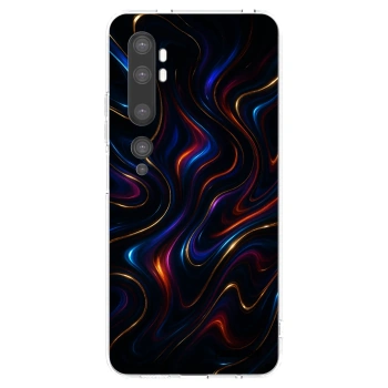 Picasee silikonska prozirna maskica za Xiaomi Mi Note 10 (Pro) - Noir