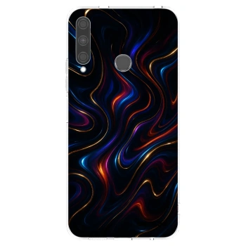 Picasee silikonska prozirna maskica za Huawei P40 Lite E - Noir