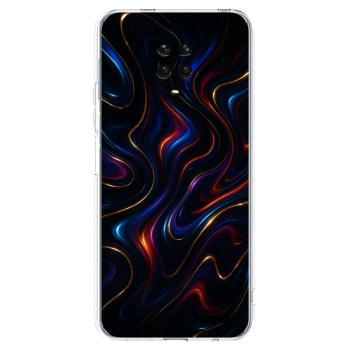 Picasee silikonska prozirna maskica za Xiaomi Redmi Note 9 Pro - Noir