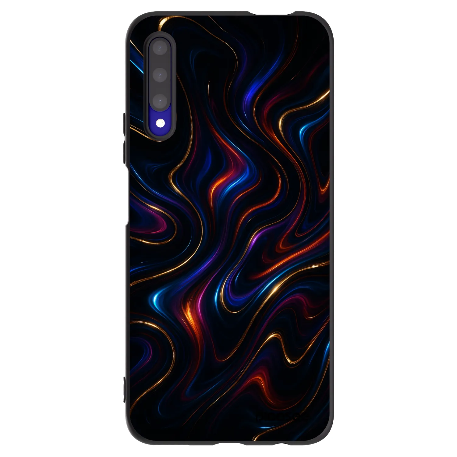 Picasee crna silikonska maskica za Honor 9X Pro - Noir