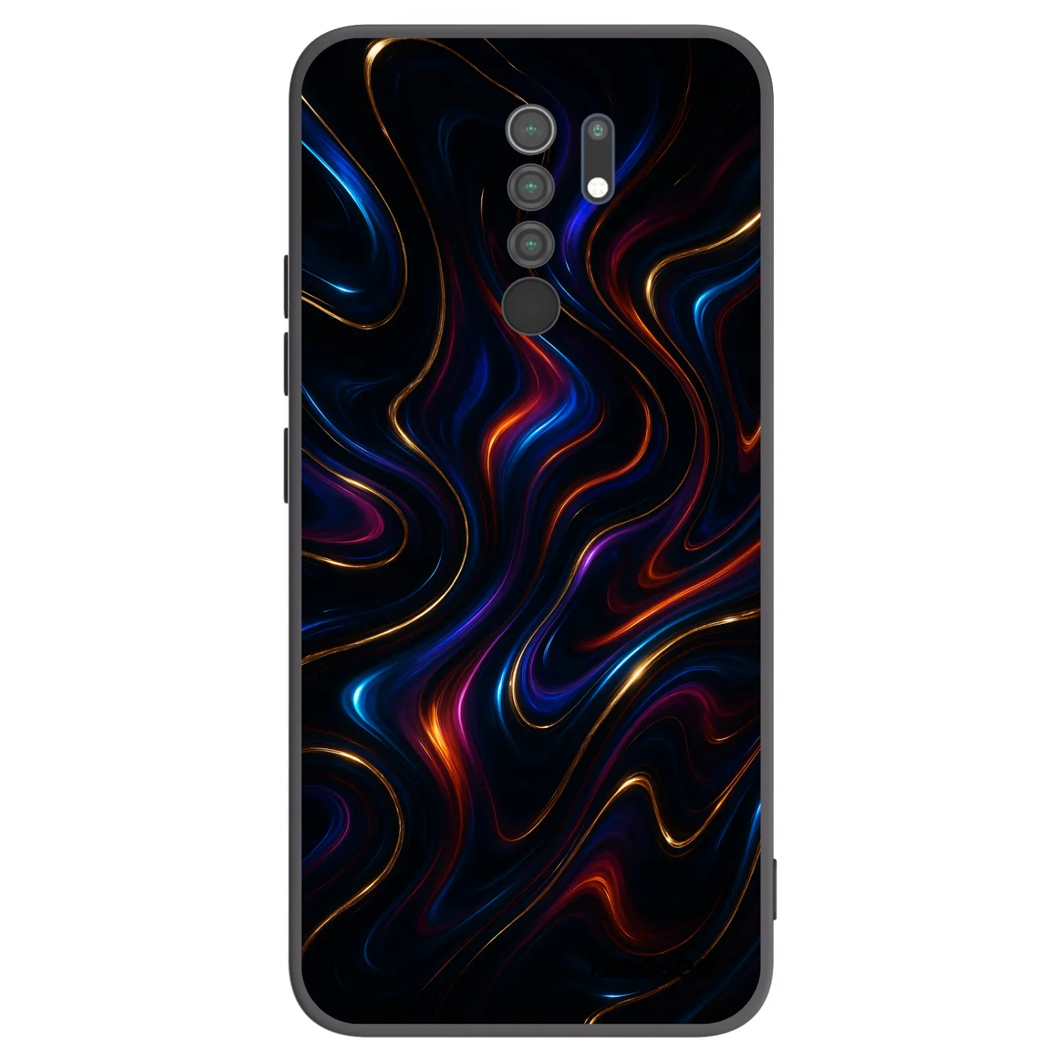 Picasee crna silikonska maskica za Xiaomi Redmi 9 - Noir