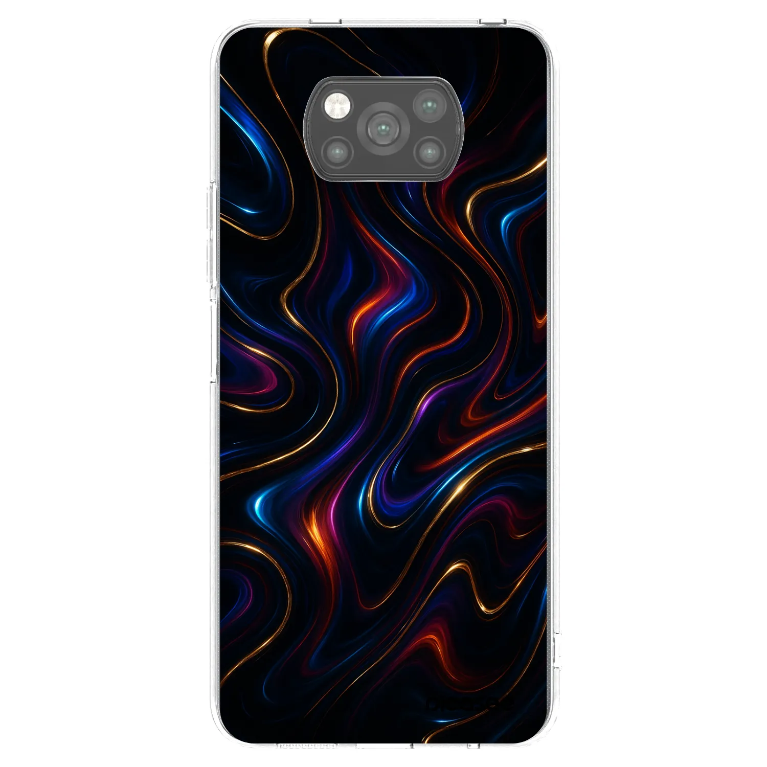 Picasee crna silikonska maskica za Xiaomi Poco X3 - Noir