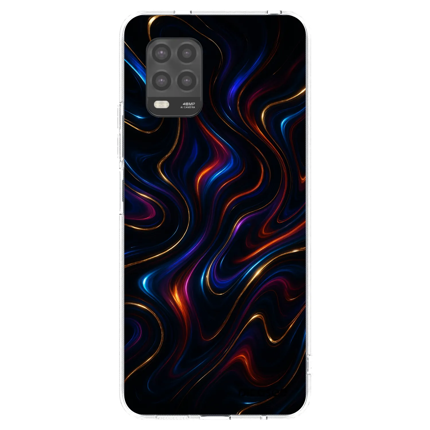 Picasee silikonska prozirna maskica za Xiaomi Mi 10 Lite - Noir