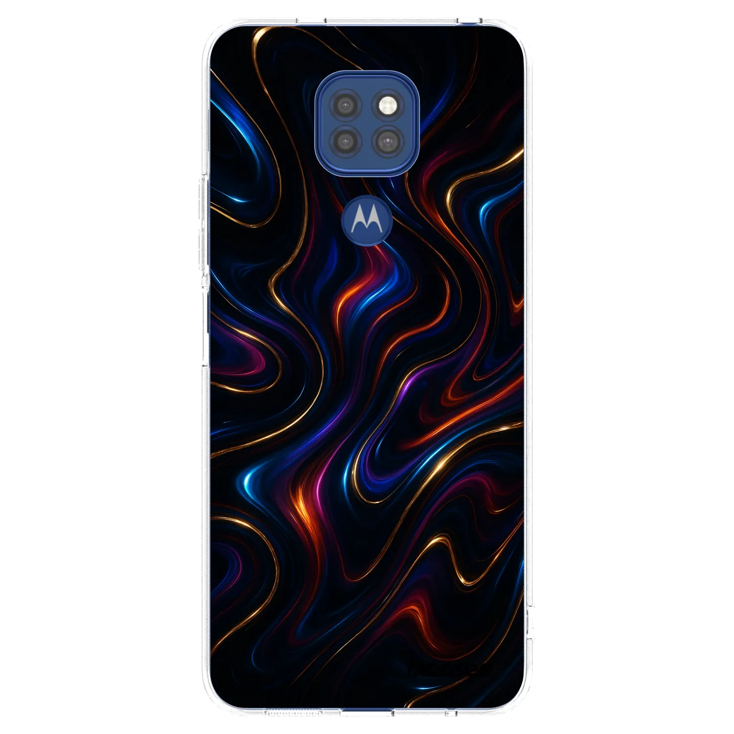 Picasee silikonska prozirna maskica za Motorola Moto G9 Play - Noir