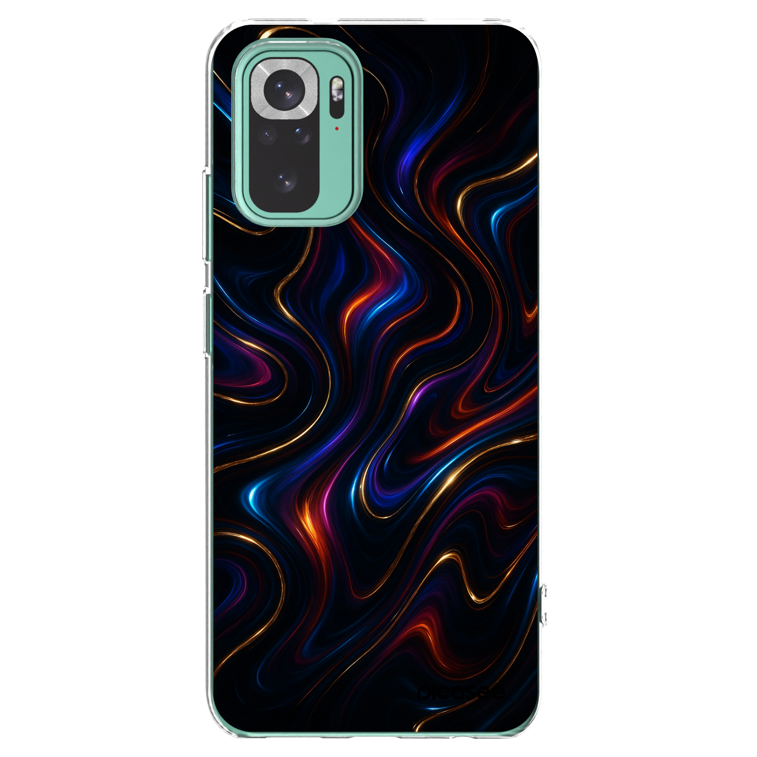 Picasee silikonska prozirna maskica za Xiaomi Redmi Note 10 Pro - Noir