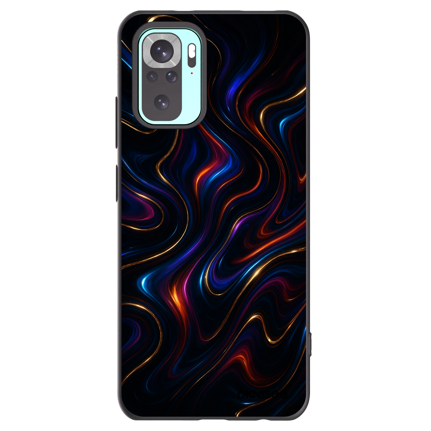 Picasee crna silikonska maskica za Xiaomi Redmi Note 10 Pro - Noir