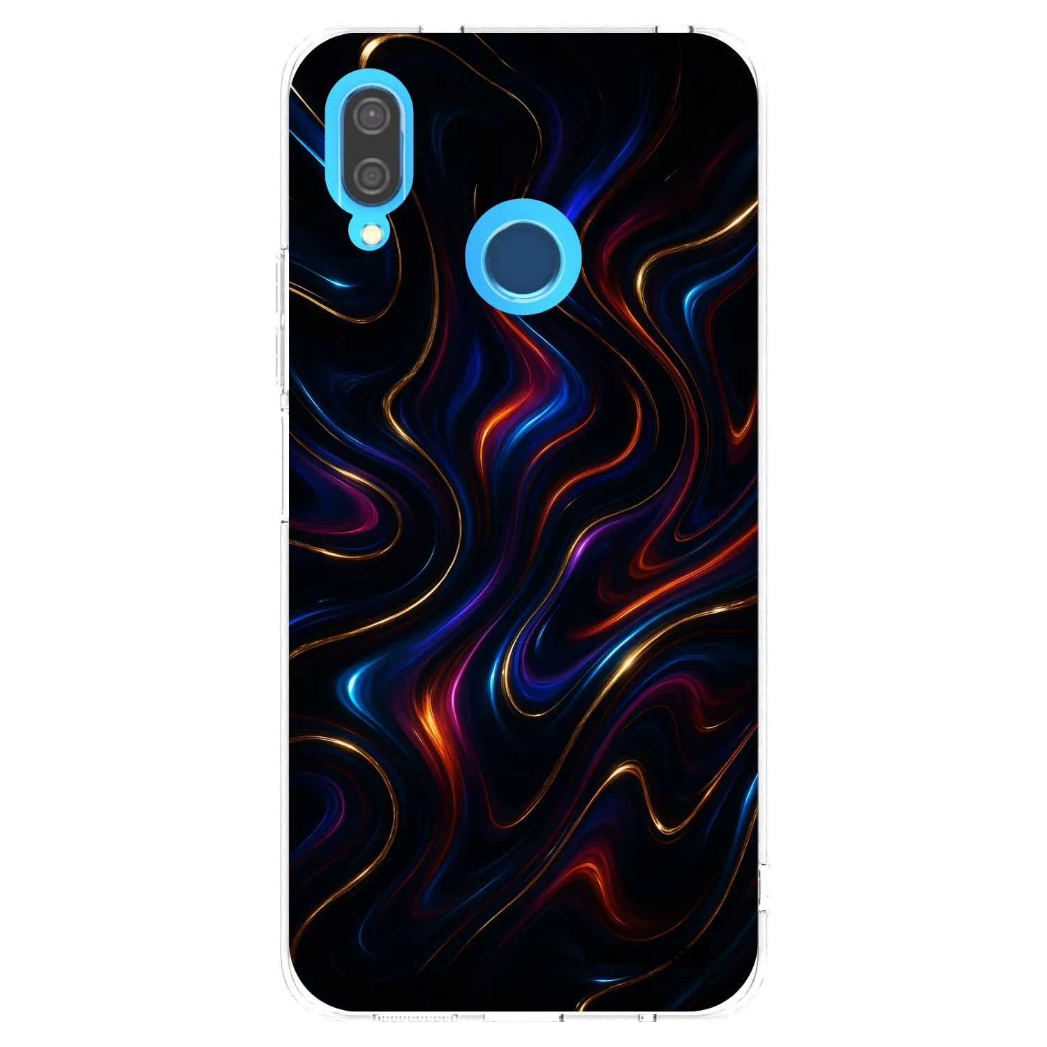 Picasee silikonska prozirna maskica za Huawei P20 Lite - Noir