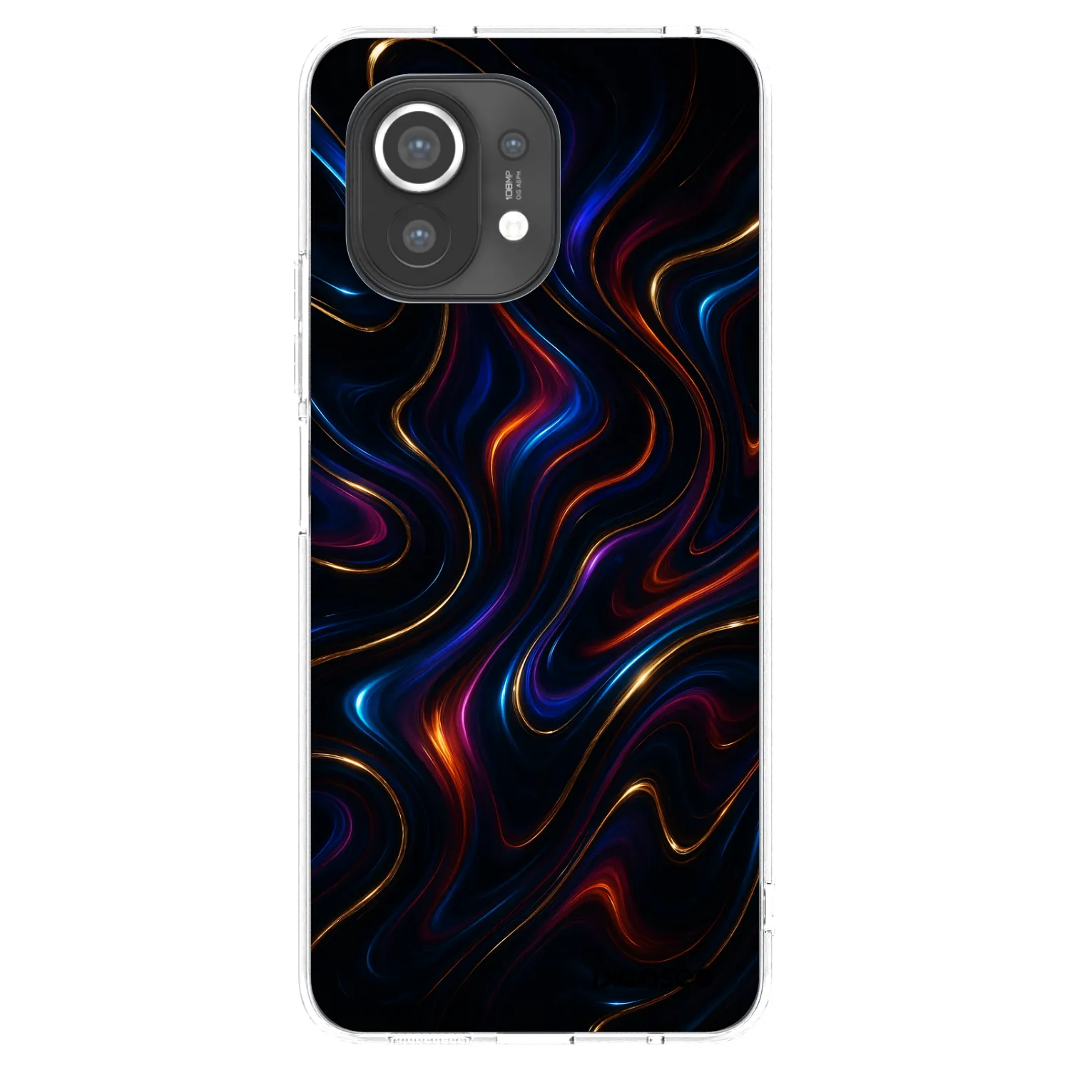 Picasee silikonska prozirna maskica za Xiaomi Mi 11 - Noir