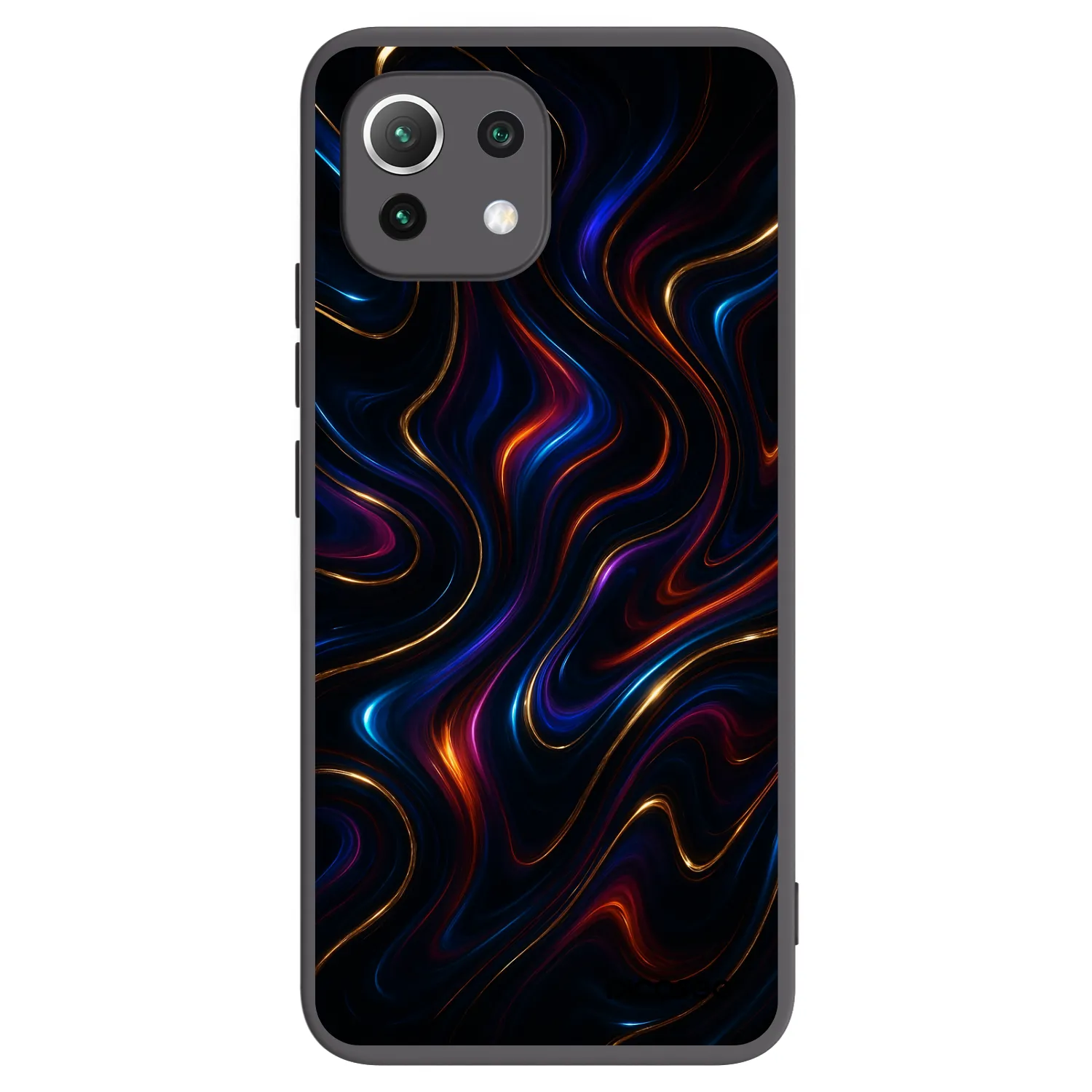 Picasee crna silikonska maskica za Xiaomi Mi 11 Lite - Noir