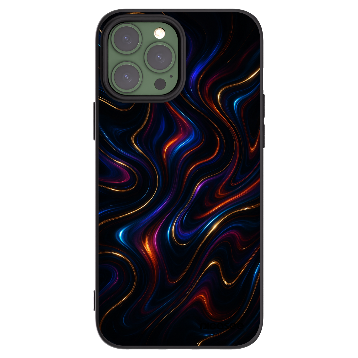 Picasee crna silikonska maskica za Apple iPhone 13 Pro Max - Noir