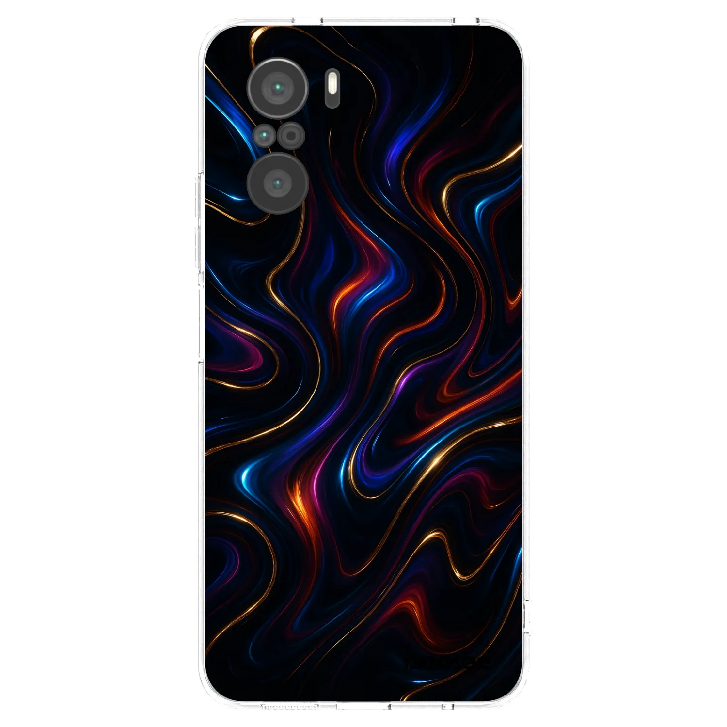 Picasee silikonska prozirna maskica za Xiaomi Poco F3 - Noir
