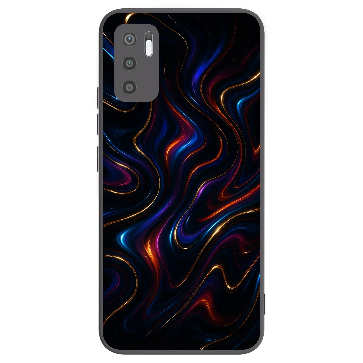 Picasee crna silikonska maskica za Xiaomi Redmi Note 10 5G - Noir