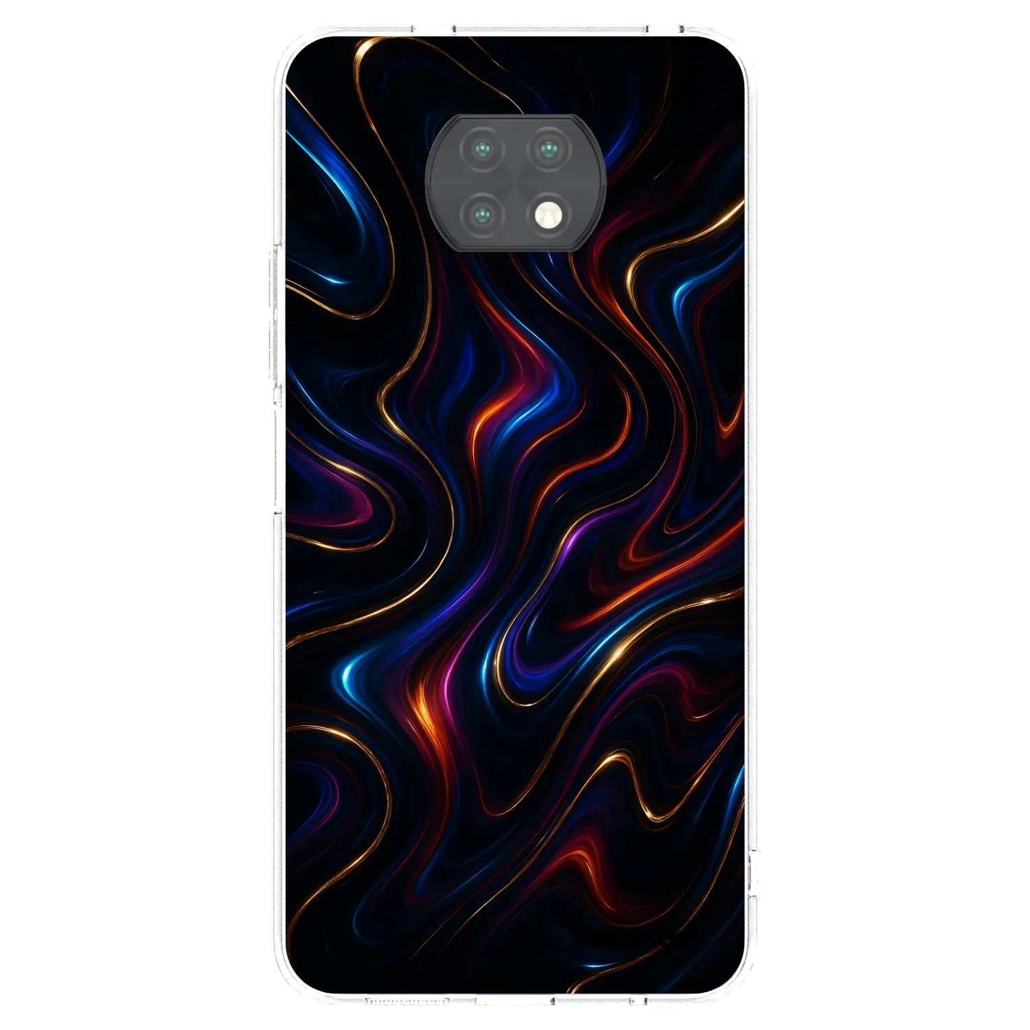 Picasee silikonska prozirna maskica za Xiaomi Redmi Note 9T - Noir