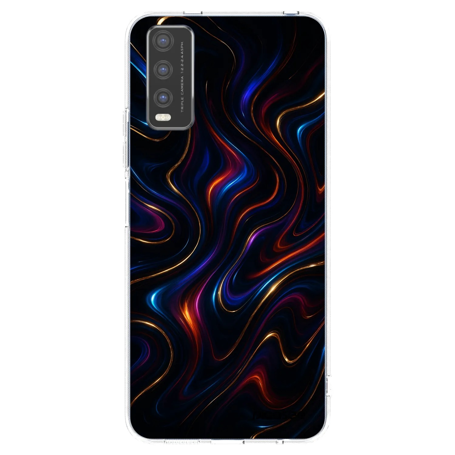 Picasee silikonska prozirna maskica za Vivo Y20s - Noir