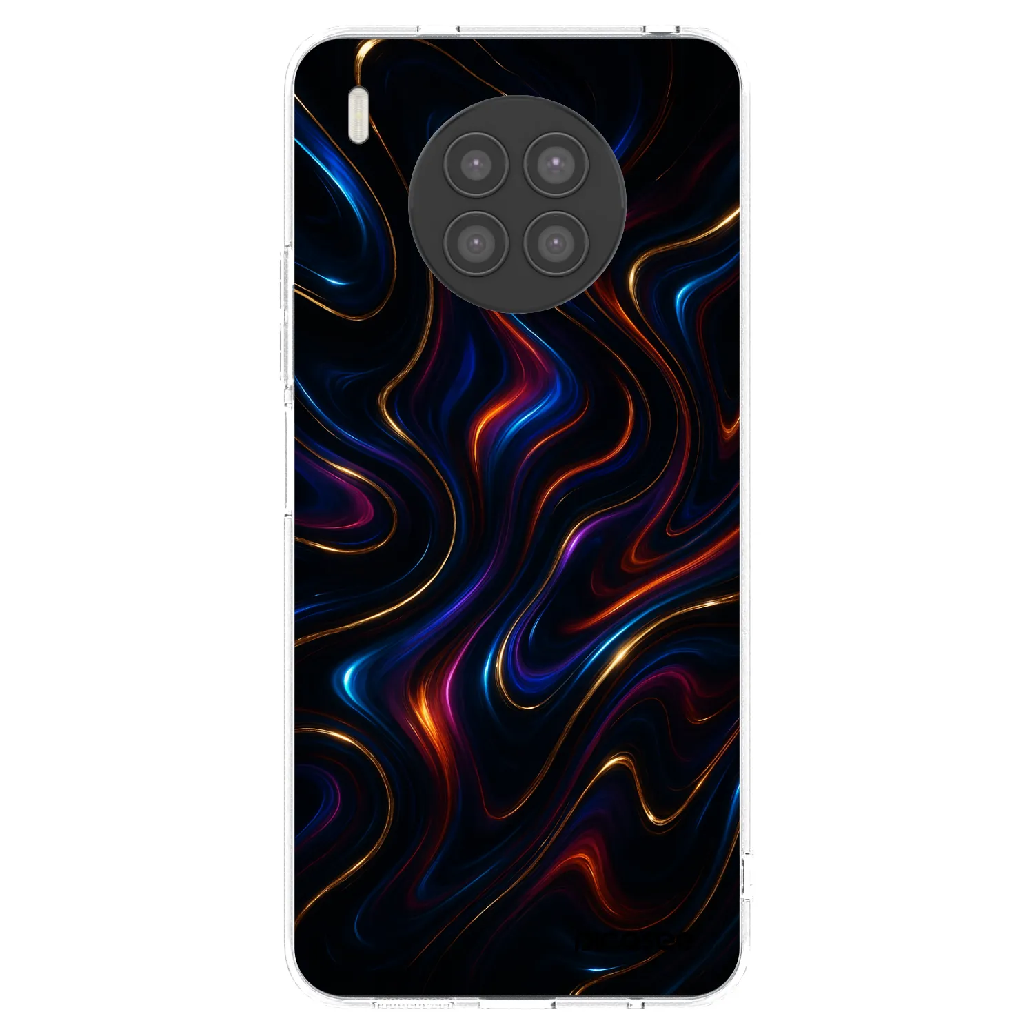 Picasee silikonska prozirna maskica za Huawei Nova 8i - Noir