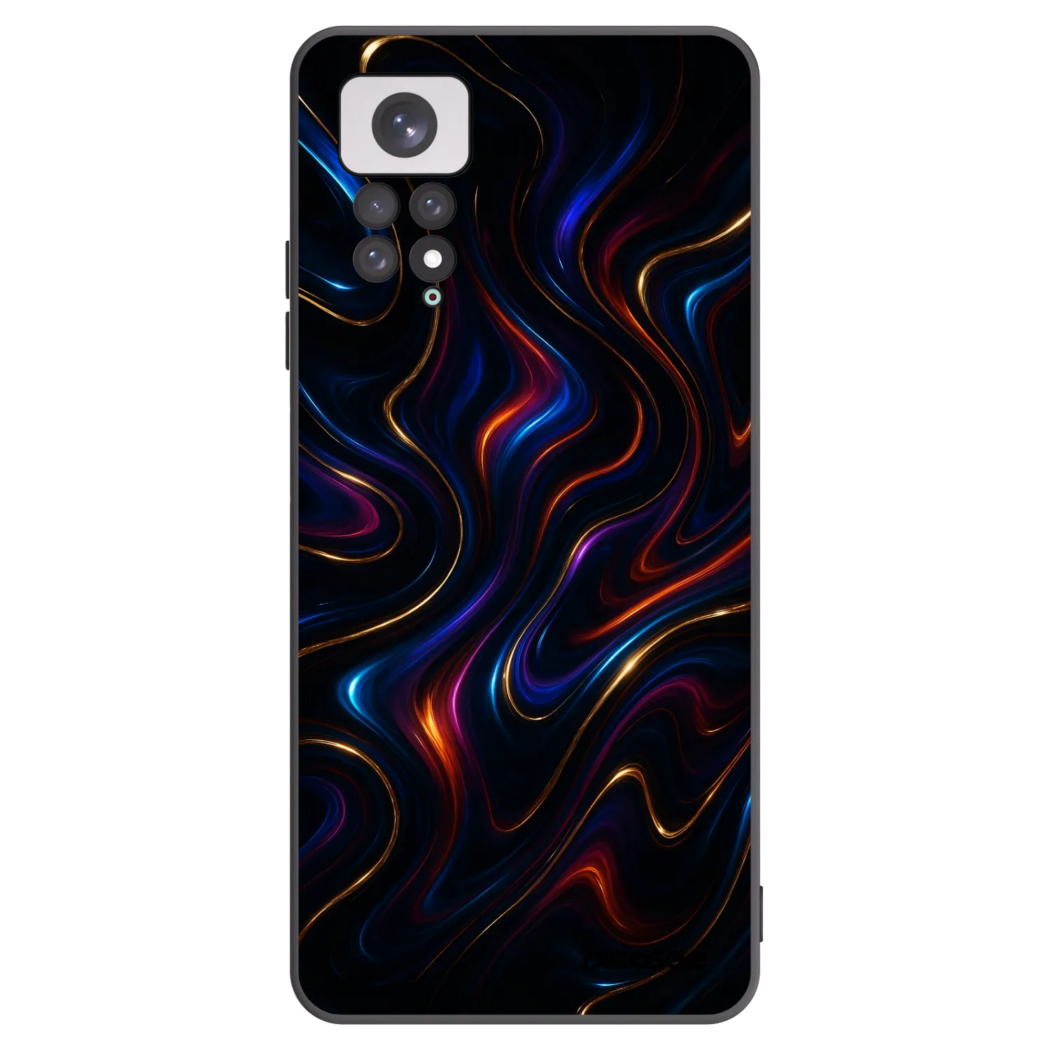 Picasee crna silikonska maskica za Xiaomi Redmi Note 11 - Noir