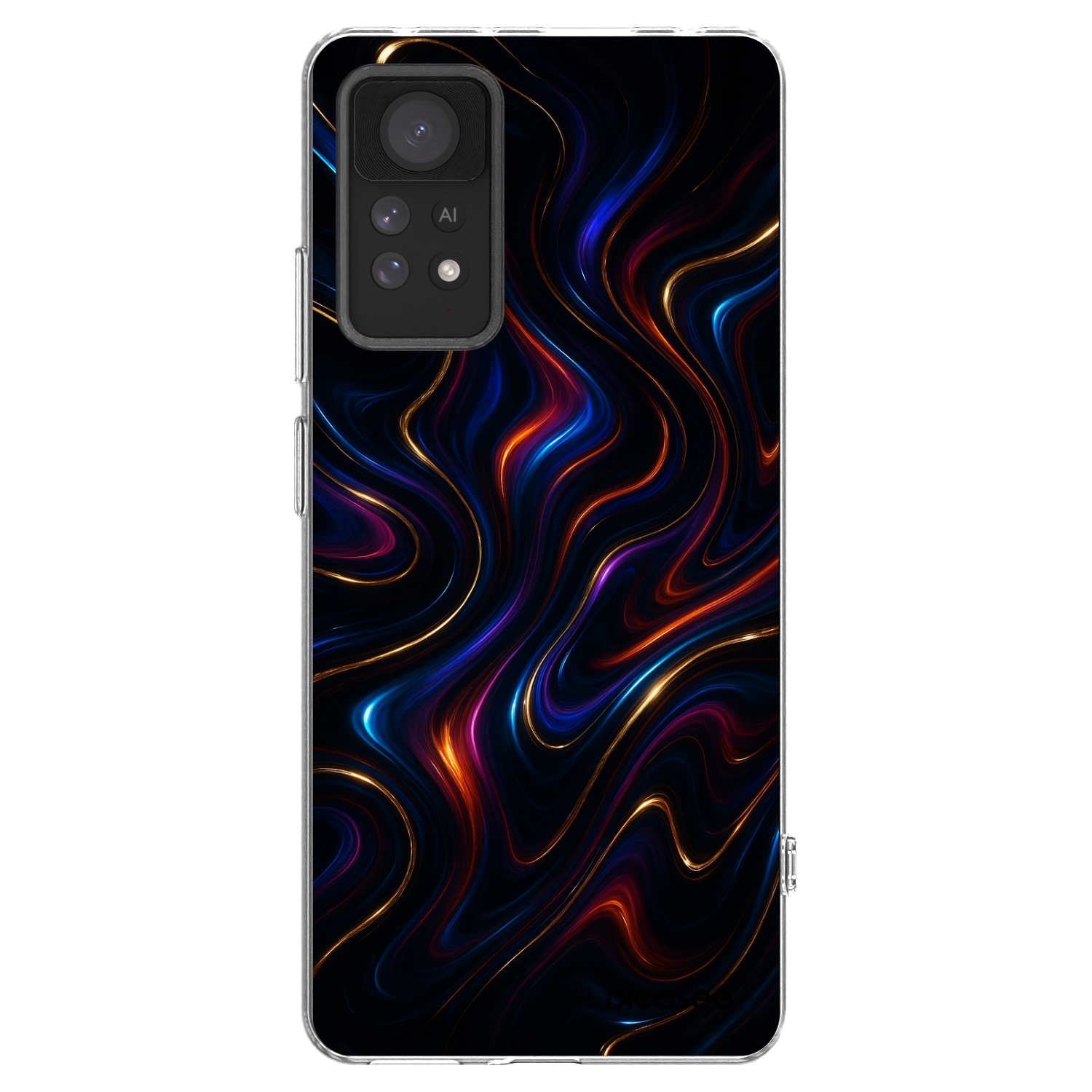 Picasee silikonska prozirna maskica za Xiaomi Redmi Note 11 Pro 5G - Noir