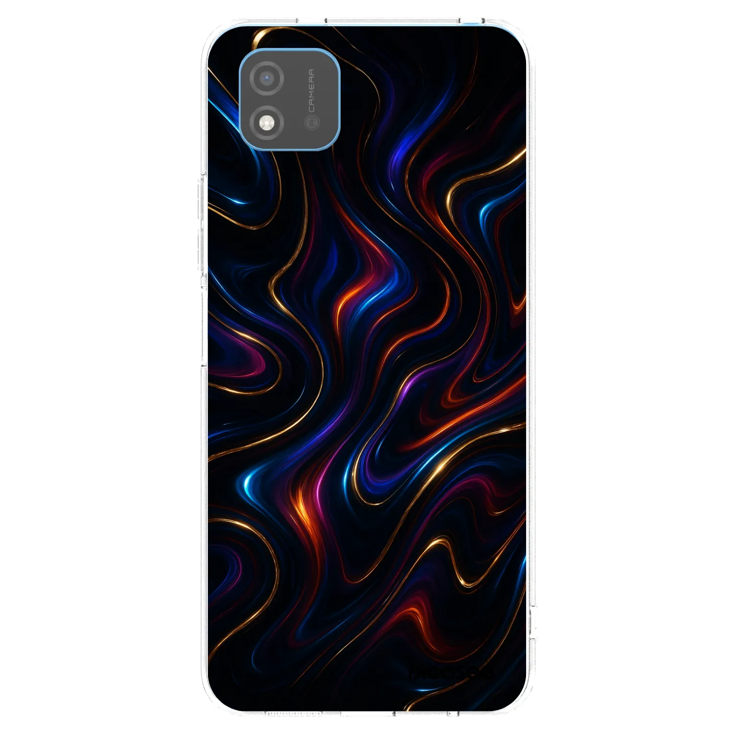 Picasee silikonska prozirna maskica za Realme C11 (2021) - Noir