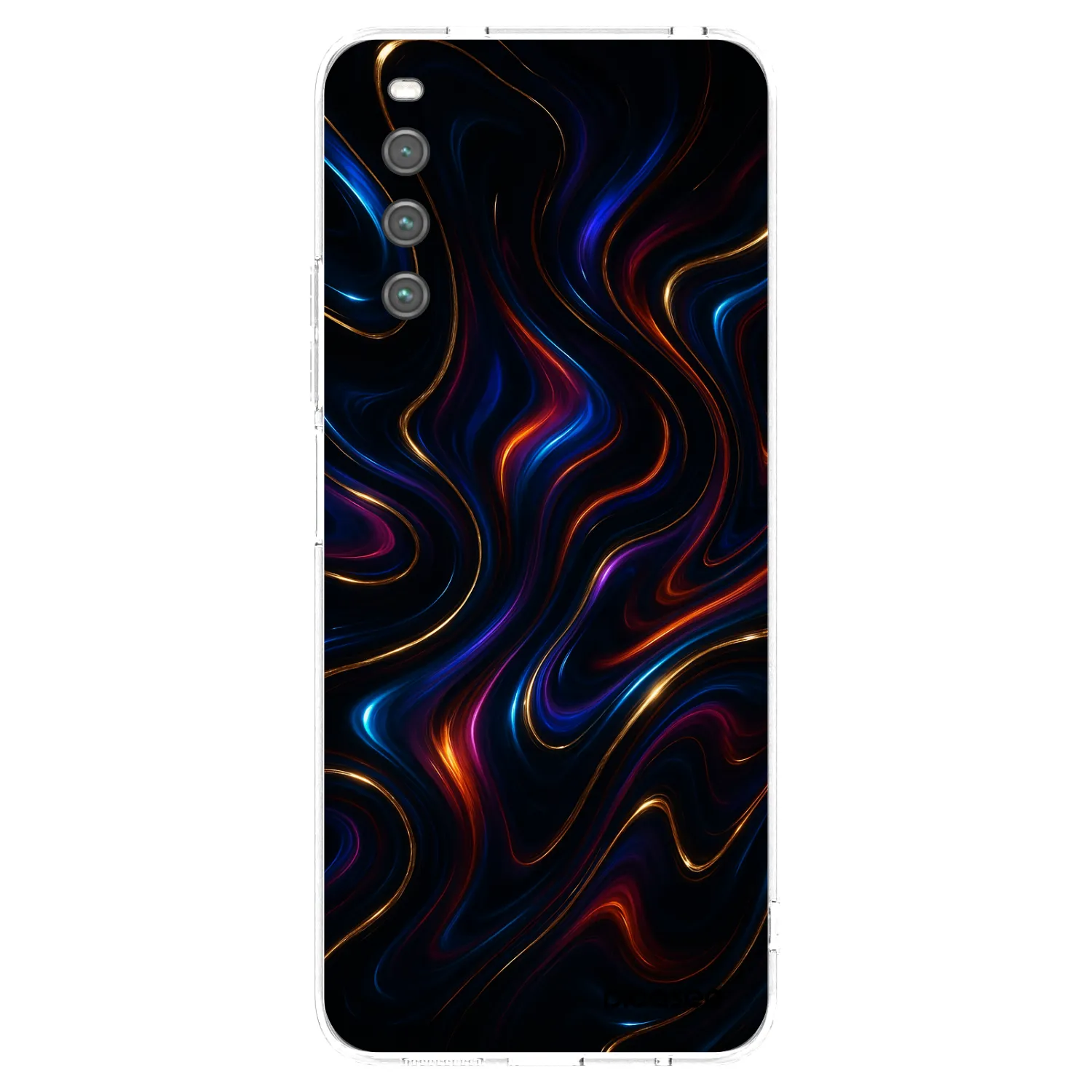 Picasee silikonska prozirna maskica za Sony Xperia 10 IV 5G - Noir