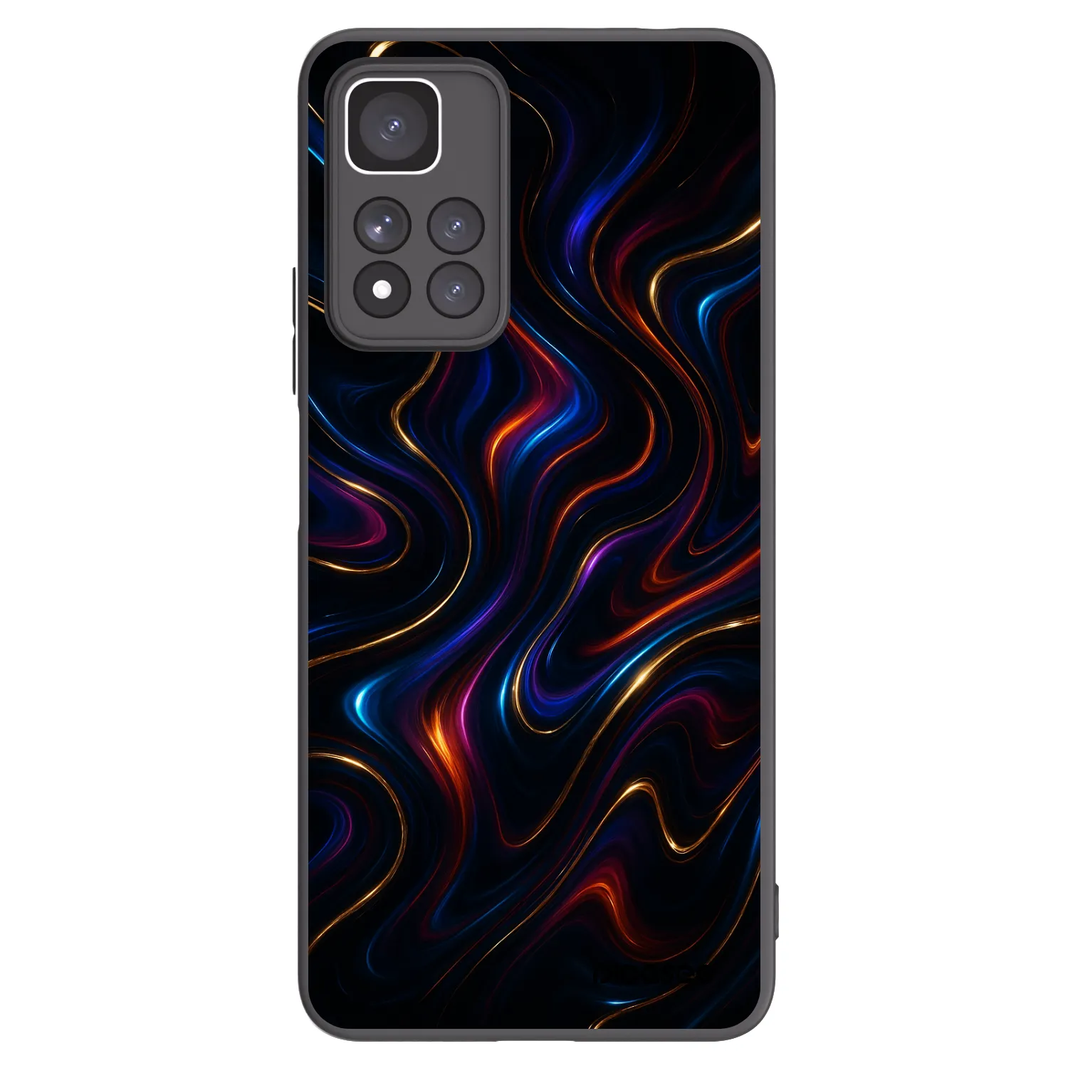 Picasee crna silikonska maskica za Xiaomi Redmi Note 11 Pro+ 5G - Noir