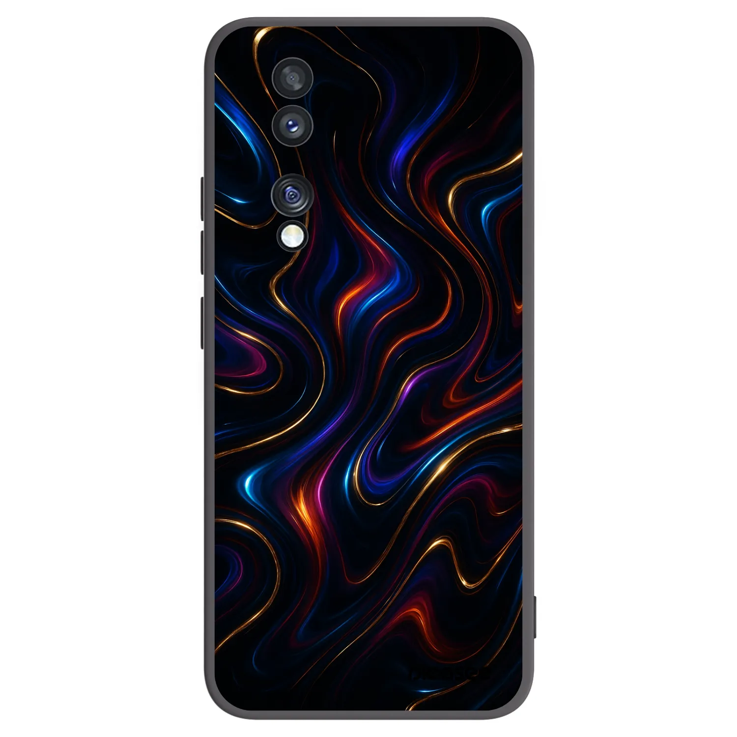 Picasee crna silikonska maskica za Honor 70 - Noir