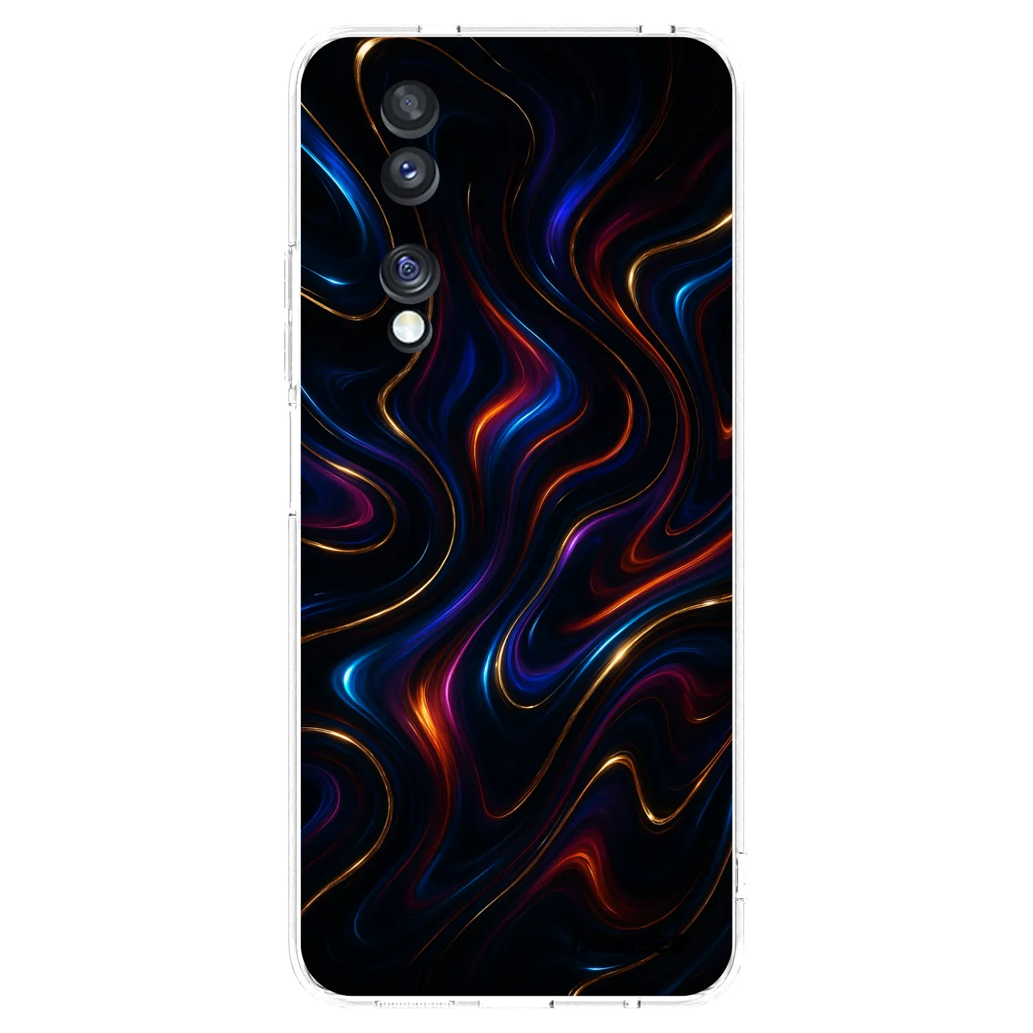Picasee silikonska prozirna maskica za Honor 70 - Noir